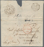 Danzig: 1799, Früher Brief Aus DANZIG Mit Handschriftlichem Aufgabevermerk Nach London, Daressiert A - Other & Unclassified