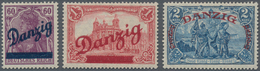 Danzig: 1920, 60 Pf Bis 2 M "Großer Innendienst", Kompletter Ausgesuchter Taufrischer Satz, Einwandf - Other & Unclassified
