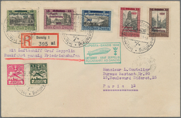 Danzig - Flugpost: 1932, LUPOSTAFAHRT, R-Brief Mit Ausstellungssonderstempel Auf Umschlag Für Die Rü - Other & Unclassified