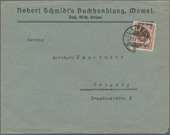 Memel: 1923. Lot Von 3 Sauberen Briefen, Dabei 2 R-Briefe. Mi.-Wert über 350,- Euro. - Memelland 1923