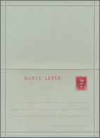 Dt. Besetzung II WK - Albanien - Ganzsachen: 1943. Komplettes Set Mit 1 Kartenbrief, 3 Postkarten (5 - Occupazione 1938 – 45