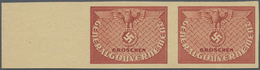 Dt. Besetzung II WK - Generalgouvernement - Dienstmarken: 1940, (24) Gr. Probedruck In Dunkelbräunli - Bezetting 1938-45