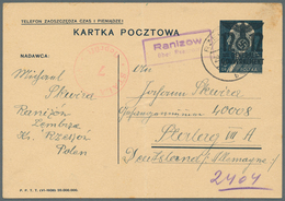 Dt. Besetzung II WK - Generalgouvernement - Ganzsachen: 1940, Postkarte 12 Gr Auf 15 Gr ... Grau, We - Occupation 1938-45