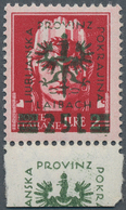 Dt. Besetzung II WK - Laibach: 1944. 1st Provisorial Issue. Contemporary Italian "Imperial" Definiti - Bezetting 1938-45