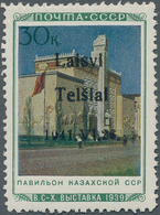 Dt. Besetzung II WK - Litauen - Telschen (Telsiai): 'Kasachische SSR' 30 K. Mit Aufdruck In Type II - Occupation 1938-45