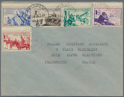Dt. Besetzung II WK - Private Ausgaben: 1943, FRANKREICH: Satzbrief Der Ausgabe Legionäre Gegen Den - Occupazione 1938 – 45