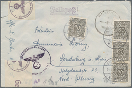 Feldpost 2. Weltkrieg: 1941 (8.3.), Unfrankierter FP-Brief Aus Frankreich Mit Normstempel "e" Brfstp - Other & Unclassified