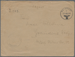 Feldpost 2. Weltkrieg: 1943. Polish Volunteer. Cover With Dienstsiegel Of FPN02343, Grenadier Regime - Other & Unclassified