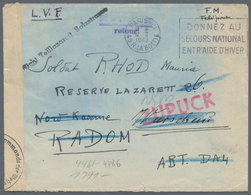 Feldpost 2. Weltkrieg: 1943. Censored Feldpost Cover From Paris, France To Member Of The Legion Des - Sonstige & Ohne Zuordnung