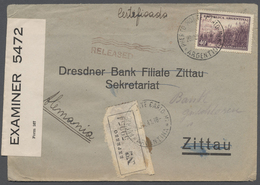 Zensurpost: 1941, Überroller, Auslands-Brief Per Eilboten Von Argentinien, Mit EF 40 C., Aufgegeben - Other & Unclassified