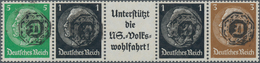 Deutsche Lokalausgaben Ab 1945: LÖBAU, Einheitgeberstreifen 5+1+A 8b+1 + 3 Pfg. MIT ORIGINAL-AUFDRUC - Other & Unclassified