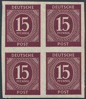 Alliierte Besetzung - Gemeinschaftsausgaben: 1946, Freimarken Ziffer 15 Pfg. Bräunlichlila Im Postfr - Other & Unclassified