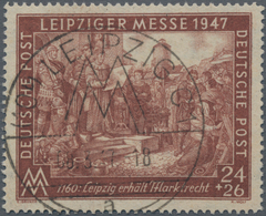 Alliierte Besetzung - Gemeinschaftsausgaben: 1947, 24 Pfg. Leipziger Frühjahrsmesse, Kupfertiefdruck - Sonstige & Ohne Zuordnung