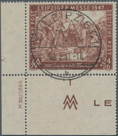 Alliierte Besetzung - Gemeinschaftsausgaben: 1947, 24 Pfg. Leipziger Frühjahrsmesse, Kupfertiefdruck - Autres & Non Classés