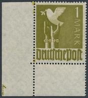 Alliierte Besetzung - Gemeinschaftsausgaben: 1947, Freimarke 1 M Taube Aus Der Linken Unteren Bogene - Sonstige & Ohne Zuordnung