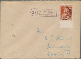 Alliierte Besetzung - Gemeinschaftsausgaben: 1947, Fernbrief Mit Poststellenstempel "(24) Lemkenhafe - Autres & Non Classés