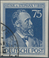 Alliierte Besetzung - Gemeinschaftsausgaben: 1947, 75 Pfg Von Stephan Als Ungezähntes Einzelstück, Z - Sonstige & Ohne Zuordnung