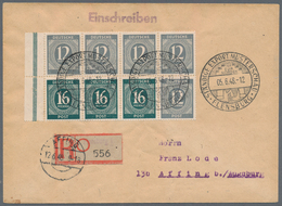 Alliierte Besetzung - Gemeinschaftsausgaben - Markenheftchen: 1948, Heftchenblatt Mit 5 Mal 12 Pf Gr - Other & Unclassified