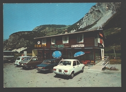 Sembrancher - Café Restaurant Bazar Camping La Prairie - Vintage Car Renault, Fiat - Sembrancher