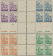 Sowjetische Zone - West-Sachsen: 1946, Leipziger Messe Gezähnt Mit Steigendem Wassereichen, Herzstüc - Autres & Non Classés