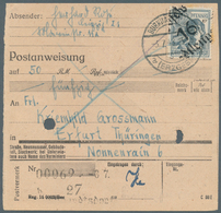 Sowjetische Zone - Bezirkshandstempel - III - Bez. 16 (Erfurt): STADTLENGSFELD: Der Postanweisungsst - Other & Unclassified
