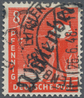 Sowjetische Zone - Bezirkshandstempel - IV - Bez. 20 (Halle): WITTENBERG G: 8 Pf Arbeiter Mit Blau-s - Altri & Non Classificati