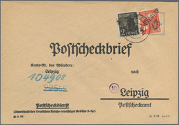 Sowjetische Zone - Bezirkshandstempel - V - Bez. 27 (Leipzig): LEIPZIG 5: 2Pf Und 8 Pf Arbeiter Mit - Otros & Sin Clasificación