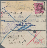 Sowjetische Zone - Bezirkshandstempel - V - Bez. 27 (Leipzig): "27 Lugau B" Auf 40 Pf Arbeiter Als E - Other & Unclassified