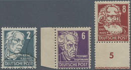 Sowjetische Zone - Allgemeine Ausgaben: 1948, 2 Pfg. Köpfeserie I Gestempelt In Der Seltenen Farbe G - Altri & Non Classificati