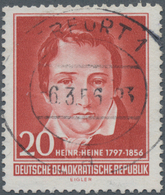 DDR: 1956, Heine 20 Pfg. Mit Wasserzeichen In Type "I" Mit Bedarfsstempel. Qualitätsstück Der Selten - Covers & Documents