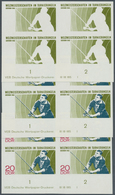 DDR: 1968, Weltmeisterschaften Im Turnierangeln In Güstrow 20 Pf. 'Angler' In 3 Verschiedenen Ungezä - Covers & Documents