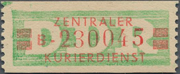 DDR - Dienstmarken B (Verwaltungspost A / Zentraler Kurierdienst): 1959, Wertstreifen Für Den ZKD, 2 - Altri & Non Classificati