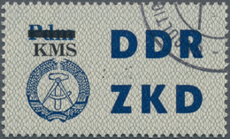 DDR - Dienstmarken C (Laufkontrollzettel ZKD): 1964, Laufkontrollzettel, KMS Auf Pdm, ABART "KONTROL - Otros & Sin Clasificación