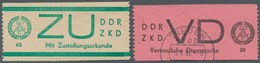 DDR - Dienstmarken D (Vertrauliche Dienstsachen): 1965, Aufkleber Für Vertrauliche Dienstsachen 20 ( - Other & Unclassified