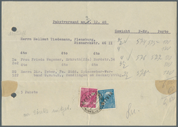 Berlin: 1948: Provisorische Einlieferungsbescheinigung über 5 Pakete An 3 Empfänger. Gebühr Je Empfä - Other & Unclassified