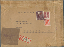 Berlin: 1949: Umschlag Ca. 22 X 16,3 Cm Als Auslandsbrief Einschreiben Im Tarif I – Als Siebente Gew - Andere & Zonder Classificatie