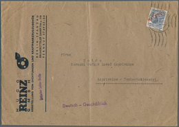 Berlin: 1949: Firmenumschlag Ca. 22,5 X 16 Cm Als Auslands-Doppelbrief Tarif I ( 50 + 30 ) Mit 80 Pf - Andere & Zonder Classificatie