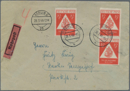 Berlin - Rohrpost: SBZ Tag Der Briefmarke 1948 Als MeF Auf Rohrpostbf. Von Berlin C25 Vom 28.3.49 Na - Other & Unclassified