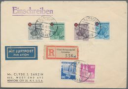 Französische Zone - Rheinland Pfalz: 1949, „Deutsches Rotes Kreuz”, Komplette Serie Und Zusatzfranka - Other & Unclassified