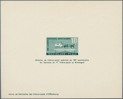 Französische Zone - Rheinland Pfalz: 1949, 10 Pf Und 20 Pf 100 Jahre Deutsche Briefmarken Im Komplet - Other & Unclassified