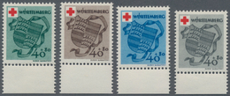 Französische Zone - Württemberg: 1949, Deutsches Rotes Kreuz 40 + 20 Pf PROBEDRUCKE In Abweichenden - Andere & Zonder Classificatie