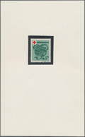 Französische Zone - Württemberg: 1949. Rot-Kreuz 40+80 Pf: Ungezähnte Probe (auf Vorlagenkarton) In - Other & Unclassified