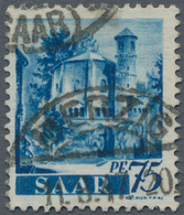 Saarland (1947/56): 1947, 75 Pfg. Alter Turm Mit Seltenem Wasserzeichen 1 X, Fotobefund Ney BPP (199 - Ongebruikt