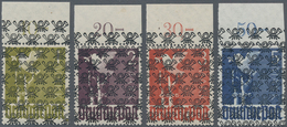 Bizone: 1948. Einheitlicher Luxus-OR-Satz, Ndgz, Postfrisch. Selten. Fotoattestkopie Schlegel Für 4e - Altri & Non Classificati