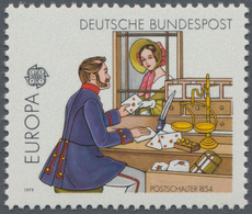 Bundesrepublik Deutschland: 1979, 60 Pf Europa CEPT Mit Abart "Farbe Lilarot (Wertziffer) Fehlend", - Autres & Non Classés