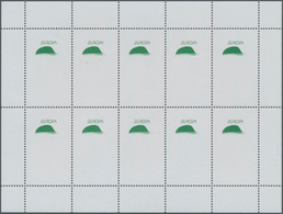 Bundesrepublik Deutschland: 1998, Europa 110 (Pfg.), Alle Farben Außer Grün Fehlend, Kpl. Kleinbogen - Sonstige & Ohne Zuordnung