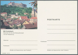 Bundesrepublik - Ganzsachen: 1974, Probedruck Für Bildpostkarte 12.74 Mit Bild "Kulmbach", Nicht-ver - Other & Unclassified