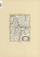 Landkarten Und Stiche: 1787 (ca.). Map Of The German/French Rhine From Freiburg Im Breisgau To Emmer - Geografía