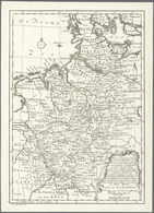 Landkarten Und Stiche: 1786 (ca). Map Of Northern Germany From Denmark To Frankfurt. From A Dutch-la - Géographie