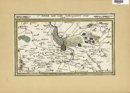 Landkarten Und Stiche: 1720. Hand-colored Map Of St Omer In The Calais Region Of France By Gabriel B - Geography